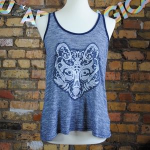 TOKYO DARLING Embroidered Tiger Tank